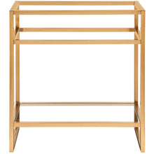 Load image into Gallery viewer, James Martin Boston 31.5&quot; Radiant Gold Stainless Steel Sink Console- James Martin