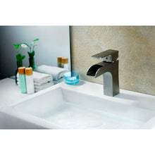 Load image into Gallery viewer, Forza Series Single Hole Single-Handle Low-Arc Bathroom Faucet in Brushed Nickel- Anzzi
