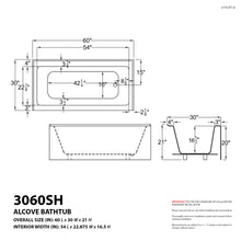 Load image into Gallery viewer, Atlantis Whirlpools Soho 30 x 60 Front Skirted Whirlpool Tub with Right Drain- Atlantis Whirlpools