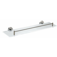 Load image into Gallery viewer, Caster Series Glass Shelf in Brushed Nickel- Anzzi
