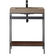 Load image into Gallery viewer, James Martin Como 27.6&quot; Matte Black Sink Console- James Martin