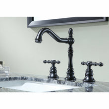 Load image into Gallery viewer, Highland 8 in. Widespread 2-Handle Bathroom Faucet in Oil Rubbed Bronze- Anzzi