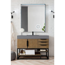 Load image into Gallery viewer, James Martin Columbia 48&quot; Latte Oak - Matte Black Single Vanity