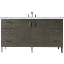 Load image into Gallery viewer, James Martin Metropolitan 60&quot; Silver Oak Single Vanity- James Martin