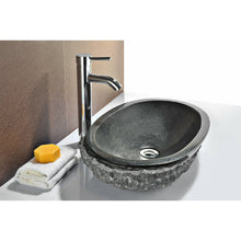 Load image into Gallery viewer, Sotiria Vessel Sink in Mandy Black- Anzzi