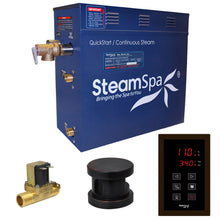 Load image into Gallery viewer, SteamSpa Oasis 7.5 KW QuickStart Acu-Steam Bath Generator Package with Built-in Auto Drain in Oil Rubbed Bronze- SteamSpa