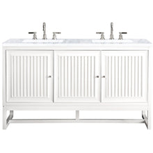 Load image into Gallery viewer, James Martin Athens 60&quot; Glossy White Double Vanity- James Martin