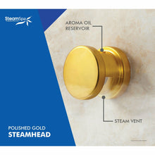 Load image into Gallery viewer, SteamSpa Royal 10.5 KW QuickStart Acu-Steam Bath Generator Package in Polished Gold- SteamSpa