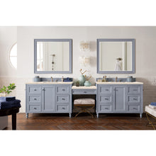 Load image into Gallery viewer, James Martin Copper Cove Encore 122&quot; Silver Gray Double Vanity Set