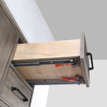 Load image into Gallery viewer, Vinnova Zaragoza 36" Single Sink Bath Vanity in Classical Grey with White Composite Grain Stone Countertop- Vinnova