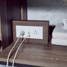 Load image into Gallery viewer, Vinnova Alistair 72B&quot; Double Sink Bath Vanity in North Carolina Oak with Grey Sintered Stone Top and Mirror- Vinnova