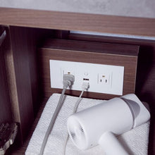 Load image into Gallery viewer, Vinnova Alistair 84&quot; Double Sink Bath Vanity in North Carolina Oak with Grey Sintered Stone Top- Vinnova