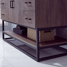 Load image into Gallery viewer, Vinnova Alistair 48B&quot; Single Sink Bath Vanity in North Carolina Oak with Grey Sintered Stone Top- Vinnova