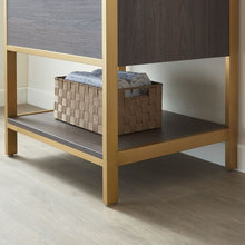 Load image into Gallery viewer, Vinnova Murcia 24G&quot; Single Sink Bath Vanity in Suleiman Oak with White Composite Grain Stone Countertop- Vinnova