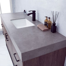 Load image into Gallery viewer, Vinnova Alistair 60B&quot; Single Sink Bath Vanity in North Carolina Oak with Grey Sintered Stone Top- Vinnova
