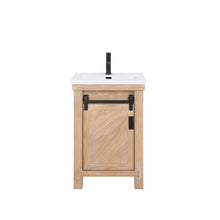 Load image into Gallery viewer, Vinnova Cortes 24&quot; Single Sink Bath Vanity in Weathered Pine with White Drop-In Ceramic Basin- Vinnova