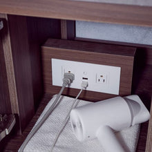 Load image into Gallery viewer, Vinnova Alistair 84B&quot; Double Sink Bath Vanity in North Carolina Oak with Grey Sintered Stone Top- Vinnova