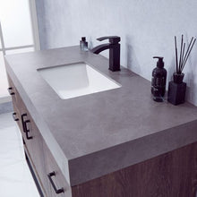 Load image into Gallery viewer, Vinnova Alistair 48B&quot; Single Sink Bath Vanity in North Carolina Oak with Grey Sintered Stone Top- Vinnova
