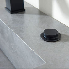 Load image into Gallery viewer, Vinnova Bilbao 72&quot; Double Vanity with Matte black stainless steel bracket match with Grey Sintered Stone Top and Mirror- Vinnova