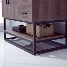 Load image into Gallery viewer, Vinnova Alistair 36B&quot; Single Sink Bath Vanity in North Carolina Oak with Grey Sintered Stone Top and Mirror- Vinnova