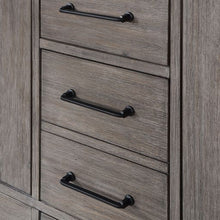 Load image into Gallery viewer, Vinnova Zaragoza 60&quot; Double Sink Bath Vanity in Classical Grey with White Composite Grain Stone Countertop and Mirror- Vinnova