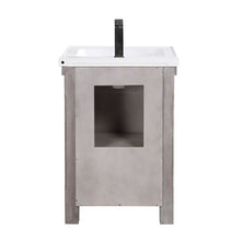 Load image into Gallery viewer, Vinnova Cortes 24&quot; Single Sink Bath Vanity in Classical Grey with White Drop-In Ceramic Basin- Vinnova