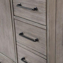 Load image into Gallery viewer, Vinnova Zaragoza 48&quot; Single Sink Bath Vanity in Classical Grey with White Composite Grain Stone Countertop and Mirror- Vinnova