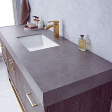Load image into Gallery viewer, Vinnova Alistair 60&quot; Single Sink Bath Vanity in North Carolina Oak with Grey Sintered Stone Top- Vinnova