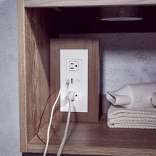 Load image into Gallery viewer, Vinnova Alistair 18B&quot; Single Sink Bath Vanity in North Carolina Oak with Grey Composite Integral Square Sink Top- Vinnova