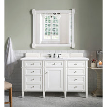 Load image into Gallery viewer, James Martin Brittany 60&quot;  Bright White Single Vanity- James Martin