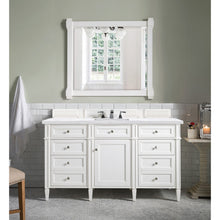 Load image into Gallery viewer, James Martin Brittany 60&quot;  Bright White Single Vanity