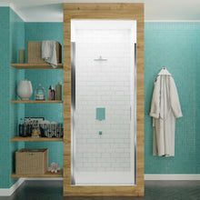 Load image into Gallery viewer, Lancer 23 in. x 72 in. Semi-Frameless Shower Door with TSUNAMI GUARD in Polished Chrome- Anzzi