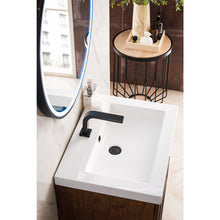 Load image into Gallery viewer, James Martin Alicante&#39; 24&quot; Mid Century Acacia-Matte Black Single Vanity Cabinet