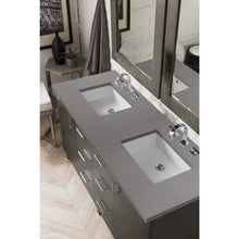 Load image into Gallery viewer, James Martin Metropolitan 60&quot; Silver Oak Double Vanity