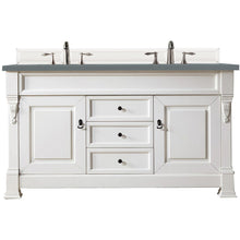 Load image into Gallery viewer, James Martin Brookfield 60&quot; Bright White Double Vanity- James Martin