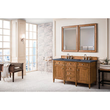 Load image into Gallery viewer, James Martin Brittany 60&quot;  Saddle Brown Double Vanity