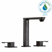 Load image into Gallery viewer, Alpine 8 in. Widespread 2-Handle Bathroom Faucet in Oil Rubbed Bronze- Anzzi