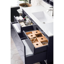 Load image into Gallery viewer, James Martin Milan 47.3&quot; Modern Grey Glossy Single Vanity