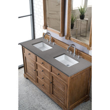 Load image into Gallery viewer, James Martin Savannah 60&quot; Driftwood Double Vanity