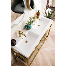 Load image into Gallery viewer, James Martin Boston 47&quot; Stainless Steel Sink Console (Double Basins)- James Martin