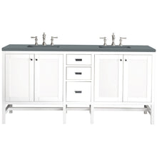 Load image into Gallery viewer, James Martin Addison 72&quot; Glossy White Double Vanity- James Martin