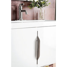 Load image into Gallery viewer, James Martin Columbia 31.5&quot; Glossy White - Brushed Nickel Single Vanity