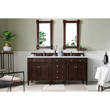 Load image into Gallery viewer, James Martin Brittany 72&quot;  Burnished Mahogany Double Vanity