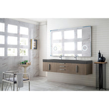 Load image into Gallery viewer, James Martin Mercer Island 72&quot; Ash Gray Double Vanity