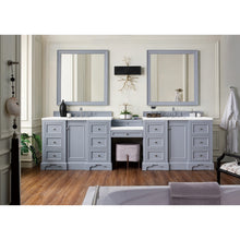 Load image into Gallery viewer, James Martin De Soto 118&quot; Silver Gray Double Vanity Set