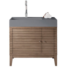 Load image into Gallery viewer, James Martin Linear 36&quot; Whitewashed Walnut Single Vanity- James Martin