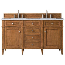 Load image into Gallery viewer, James Martin Brittany 60&quot;  Saddle Brown Double Vanity- James Martin