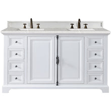 Load image into Gallery viewer, James Martin Providence 60&quot; Bright White Double Vanity- James Martin