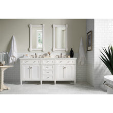 Load image into Gallery viewer, James Martin Brittany 72&quot; Bright White Double Vanity