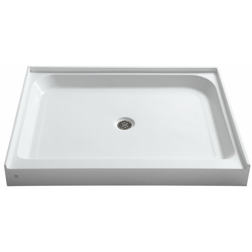 Reach 36 x 48  in. Single Threshold Shower Base in White- Anzzi